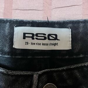 RSQ Black and Gray Denim Jeans